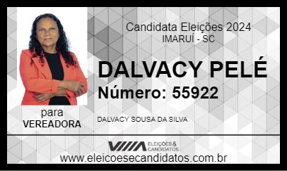 Candidato DALVACY PELÉ 2024 - IMARUÍ - Eleições