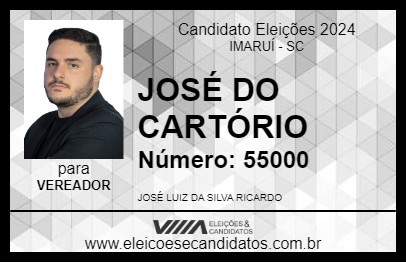 Candidato JOSÉ DO CARTÓRIO 2024 - IMARUÍ - Eleições