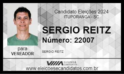 Candidato SERGIO REITZ 2024 - ITUPORANGA - Eleições