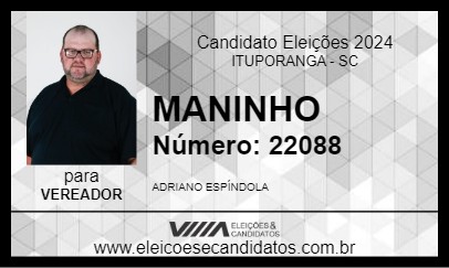 Candidato MANINHO 2024 - ITUPORANGA - Eleições