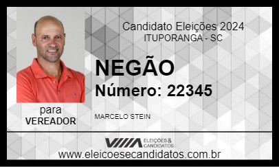 Candidato NEGÃO 2024 - ITUPORANGA - Eleições