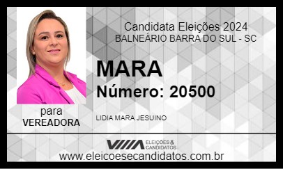 Candidato MARA 2024 - BALNEÁRIO BARRA DO SUL - Eleições