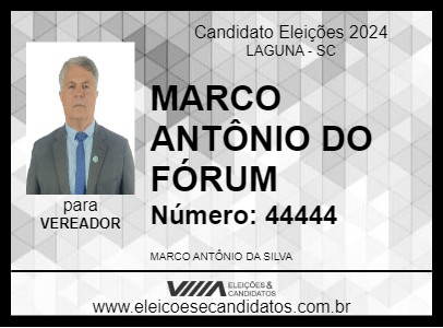 Candidato MARCO ANTÔNIO 2024 - LAGUNA - Eleições