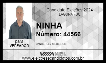 Candidato NINHA 2024 - LAGUNA - Eleições