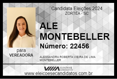 Candidato ALE MONTEBELLER 2024 - ZORTÉA - Eleições