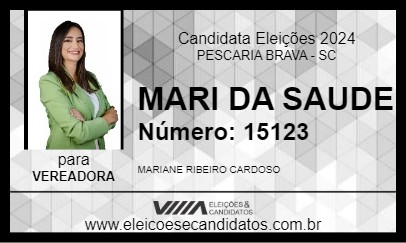 Candidato MARI DA SAUDE 2024 - PESCARIA BRAVA - Eleições