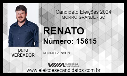 Candidato RENATO 2024 - MORRO GRANDE - Eleições