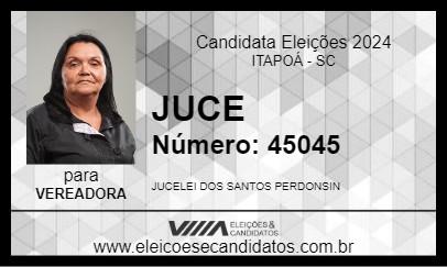 Candidato JUCE 2024 - ITAPOÁ - Eleições