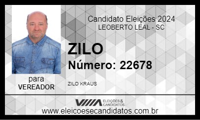 Candidato ZILO 2024 - LEOBERTO LEAL - Eleições