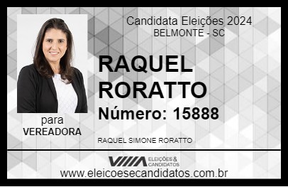 Candidato RAQUEL RORATTO 2024 - BELMONTE - Eleições