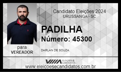 Candidato PADILHA 2024 - URUSSANGA - Eleições