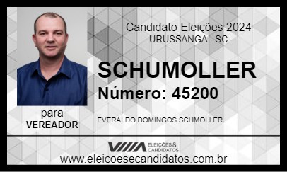 Candidato SCHUMOLLER 2024 - URUSSANGA - Eleições