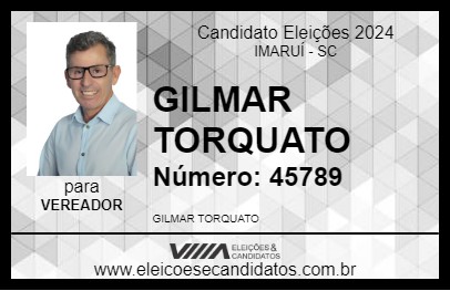 Candidato GILMAR TORQUATO 2024 - IMARUÍ - Eleições