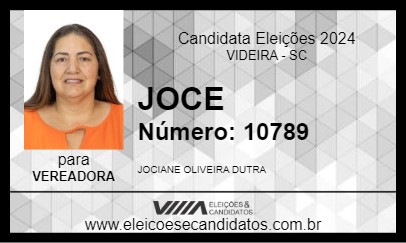 Candidato JOCE 2024 - VIDEIRA - Eleições