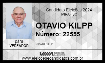 Candidato OTAVIO KILPP 2024 - IPIRA - Eleições