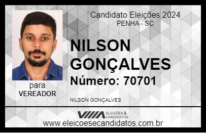 Candidato NILSON GONÇALVES 2024 - PENHA - Eleições