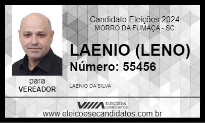 Candidato LAENIO (LENO) 2024 - MORRO DA FUMAÇA - Eleições