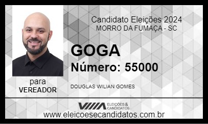 Candidato GOGA 2024 - MORRO DA FUMAÇA - Eleições