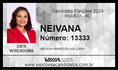 Candidato NEIVANA 2024 - RIQUEZA - Eleições