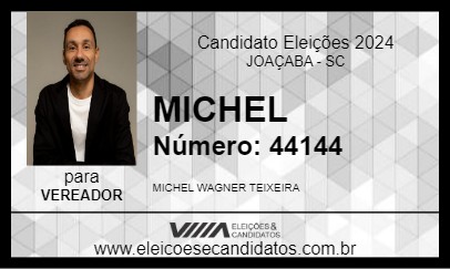 Candidato MICHEL 2024 - JOAÇABA - Eleições