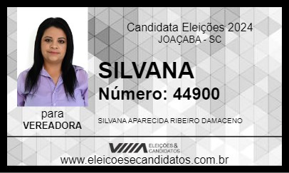 Candidato SILVANA  2024 - JOAÇABA - Eleições