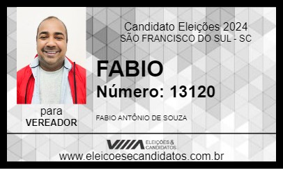 Candidato FABIO 2024 - SÃO FRANCISCO DO SUL - Eleições