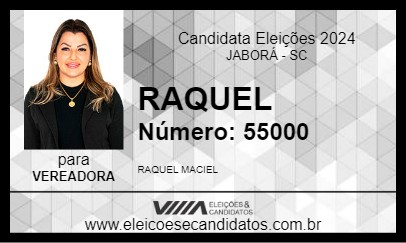 Candidato RAQUEL 2024 - JABORÁ - Eleições