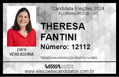 Candidato THERESA FANTINI 2024 - FLORIANÓPOLIS - Eleições