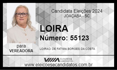 Candidato LOIRA 2024 - JOAÇABA - Eleições