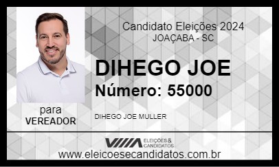 Candidato DIHEGO JOE 2024 - JOAÇABA - Eleições