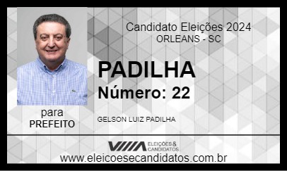 Candidato PADILHA 2024 - ORLEANS - Eleições