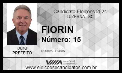 Candidato FIORIN 2024 - LUZERNA - Eleições