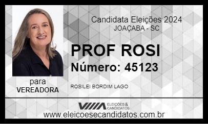 Candidato PROF ROSI 2024 - JOAÇABA - Eleições