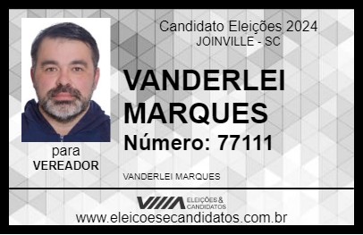 Candidato VANDERLEI MARQUES 2024 - JOINVILLE - Eleições