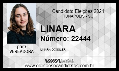 Candidato LINARA 2024 - TUNÁPOLIS - Eleições