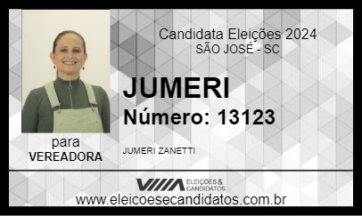 Candidato JUMERI 2024 - SÃO JOSÉ - Eleições