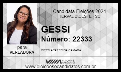 Candidato GESSI 2024 - HERVAL D\OESTE - Eleições