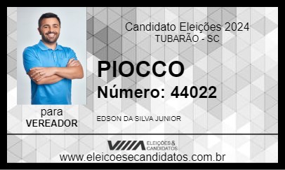 Candidato PIOCCO 2024 - TUBARÃO - Eleições