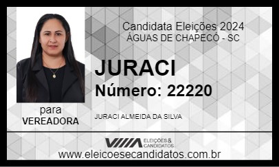 Candidato JURACI 2024 - ÁGUAS DE CHAPECÓ - Eleições