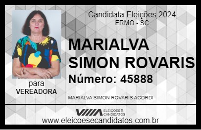 Candidato MARIALVA 2024 - ERMO - Eleições