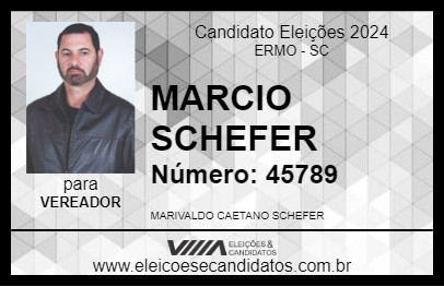 Candidato MARCIO SCHEFER 2024 - ERMO - Eleições