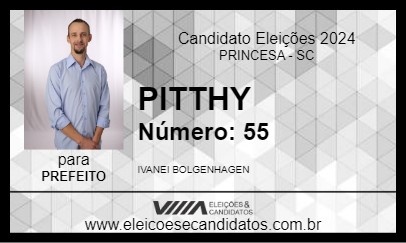 Candidato PITTHY 2024 - PRINCESA - Eleições