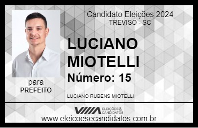 Candidato LUCIANO MIOTELLI 2024 - TREVISO - Eleições