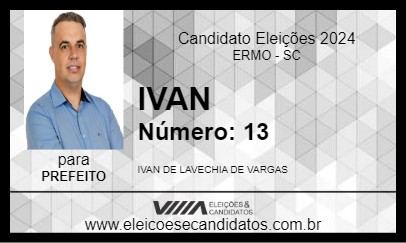 Candidato IVAN 2024 - ERMO - Eleições