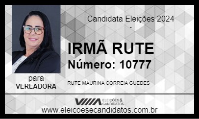 Candidato IRMÃ RUTE 2024 - ITAPEMA - Eleições