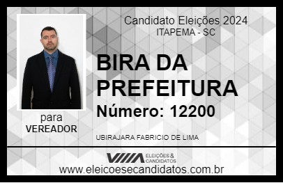 Candidato BIRA 2024 - ITAPEMA - Eleições