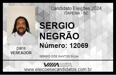 Candidato SERGIO NEGRÃO 2024 - ITAPEMA - Eleições