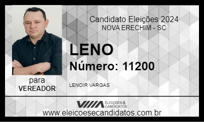 Candidato LENO 2024 - NOVA ERECHIM - Eleições