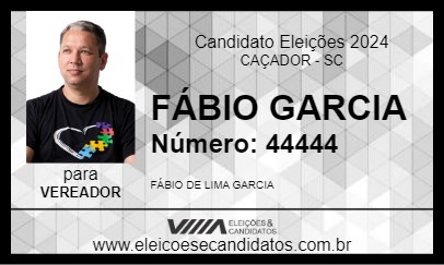 Candidato FÁBIO GARCIA 2024 - CAÇADOR - Eleições