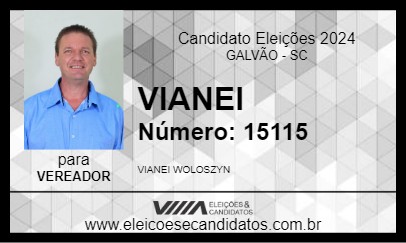 Candidato VIANEI 2024 - GALVÃO - Eleições